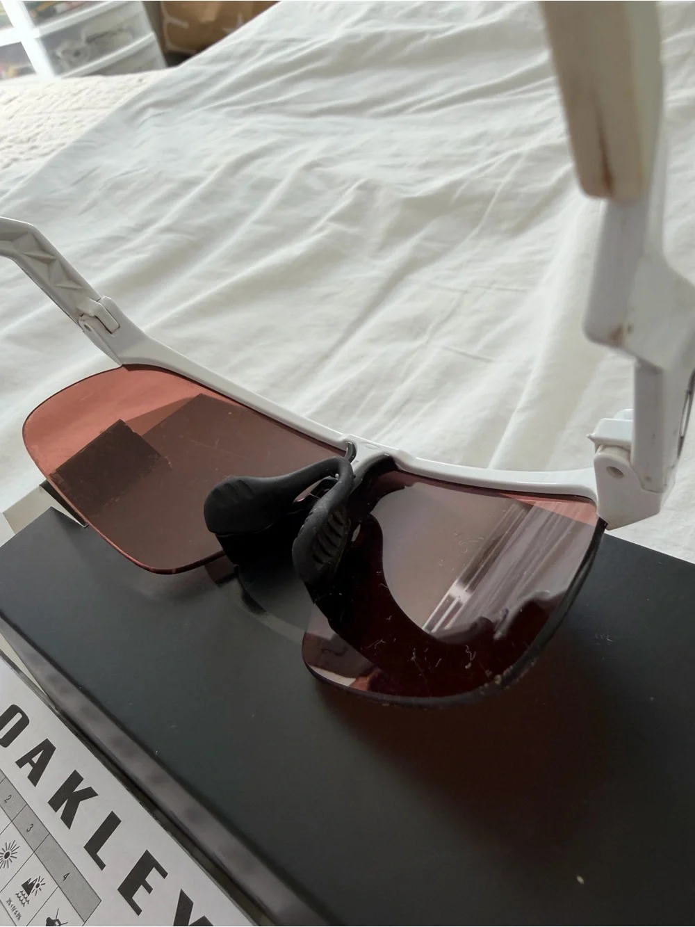 Oakley Resistor Youth Sunglasses OO9010 Polished White Prizm Dark Golf Kids